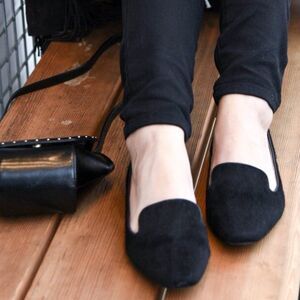 Maumero New York Jasper Black Calf Hair Loafers